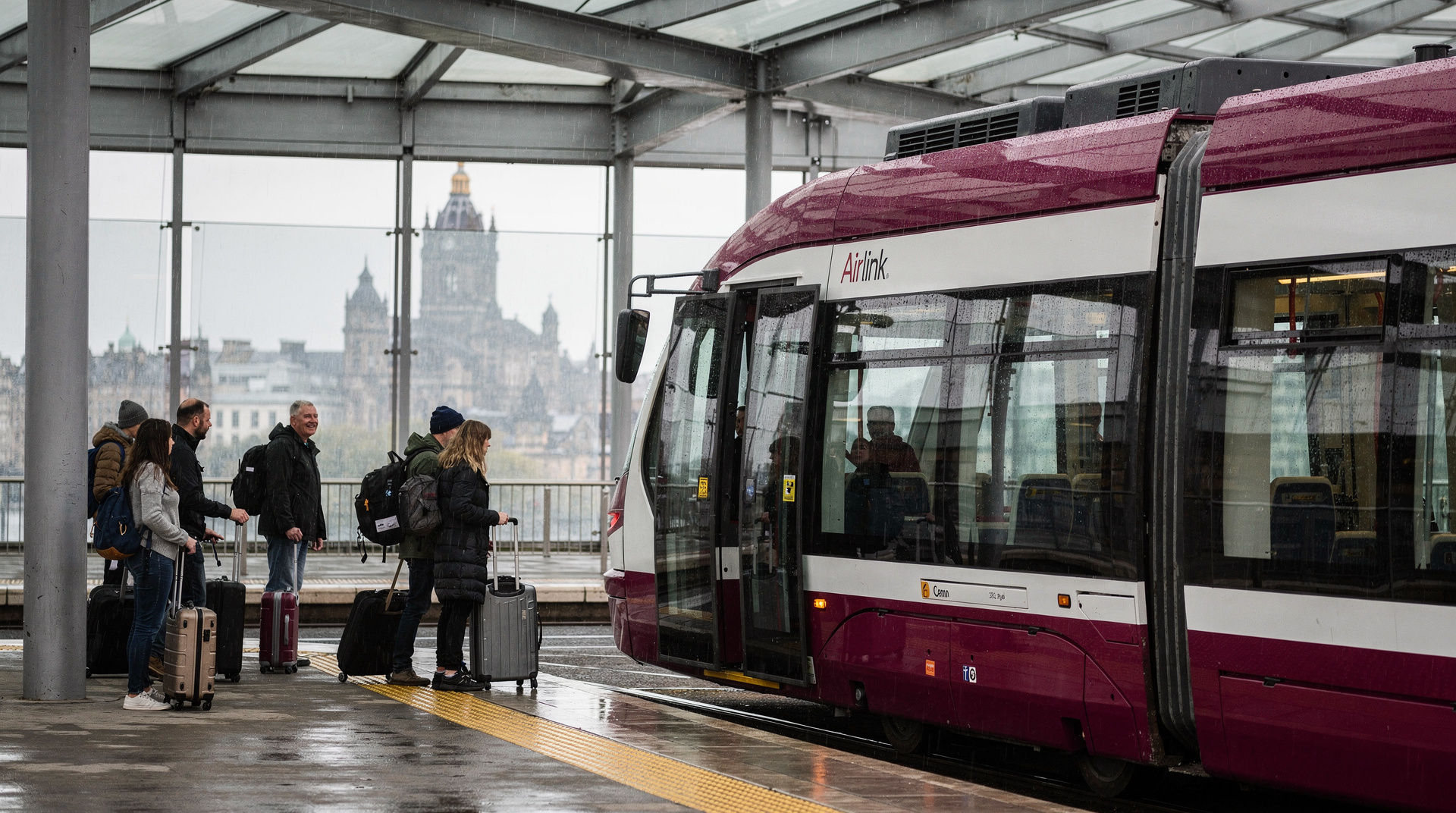 Edinburgh Flughafen zum Stadtzentrum: alle Optionen im Vergleich — So kommt man 2026 vom Edinburgh Flughafen ins Stadtzentrum: Straßenbahn (30 Min.