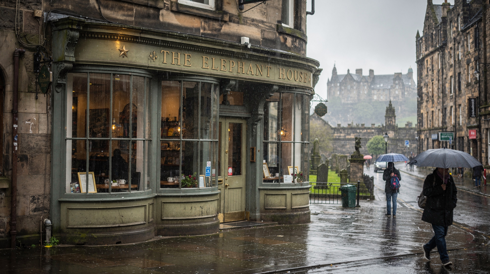 The Elephant House: JK Rowlings Edinburgher Schreibcafé — Führer zum Elephant House in Edinburgh – das Rowling-Schreibcafé, was nach dem B